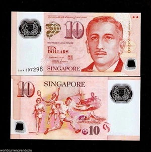 image for: Singapore 10 dollars