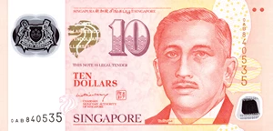 image for: Singapore 10 dollars