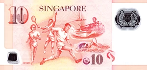 image for: Singapore 10 dollars