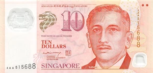 image for: Singapore 10 dollars