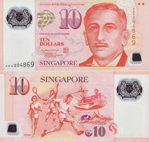 image for: Singapore 10 dollars