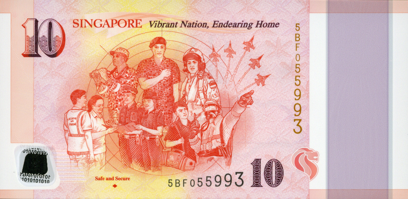 2015 2015 Sig 3: Shanmugaratnam One diamond below Safe and Secure on back Prefix 5AA - 5BW Intro: 20 08 2015 