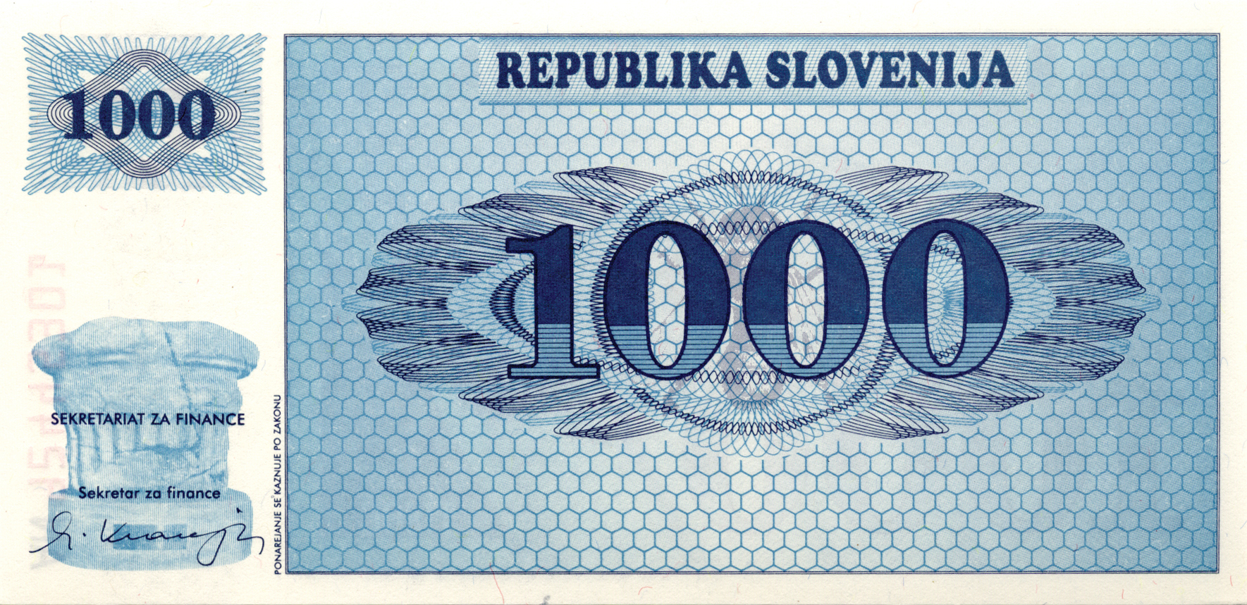  Diagonal red VZOREC ovpt front; normal s/n 