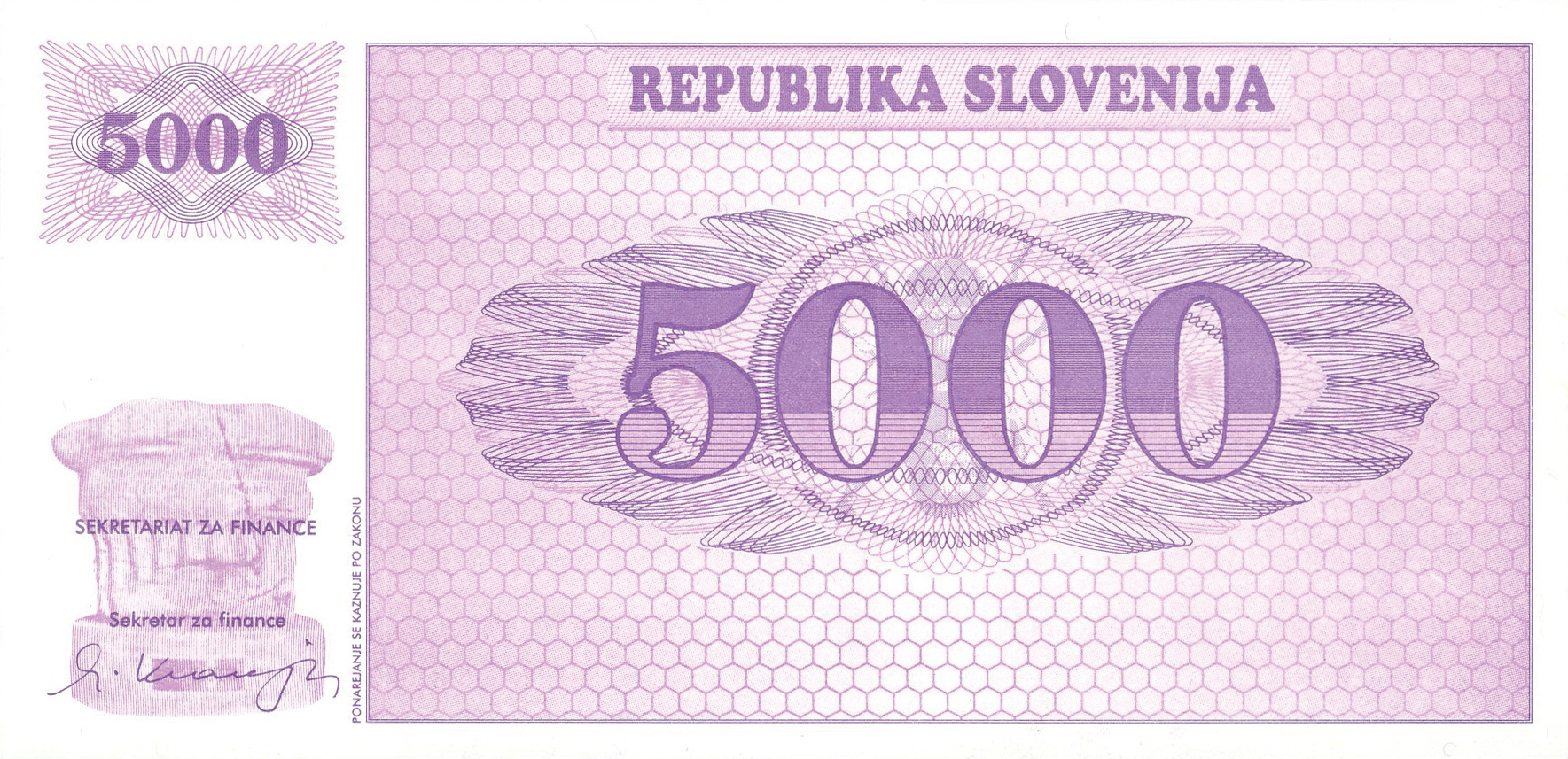  Diagonal red VZOREC ovpt front; normal s/n 