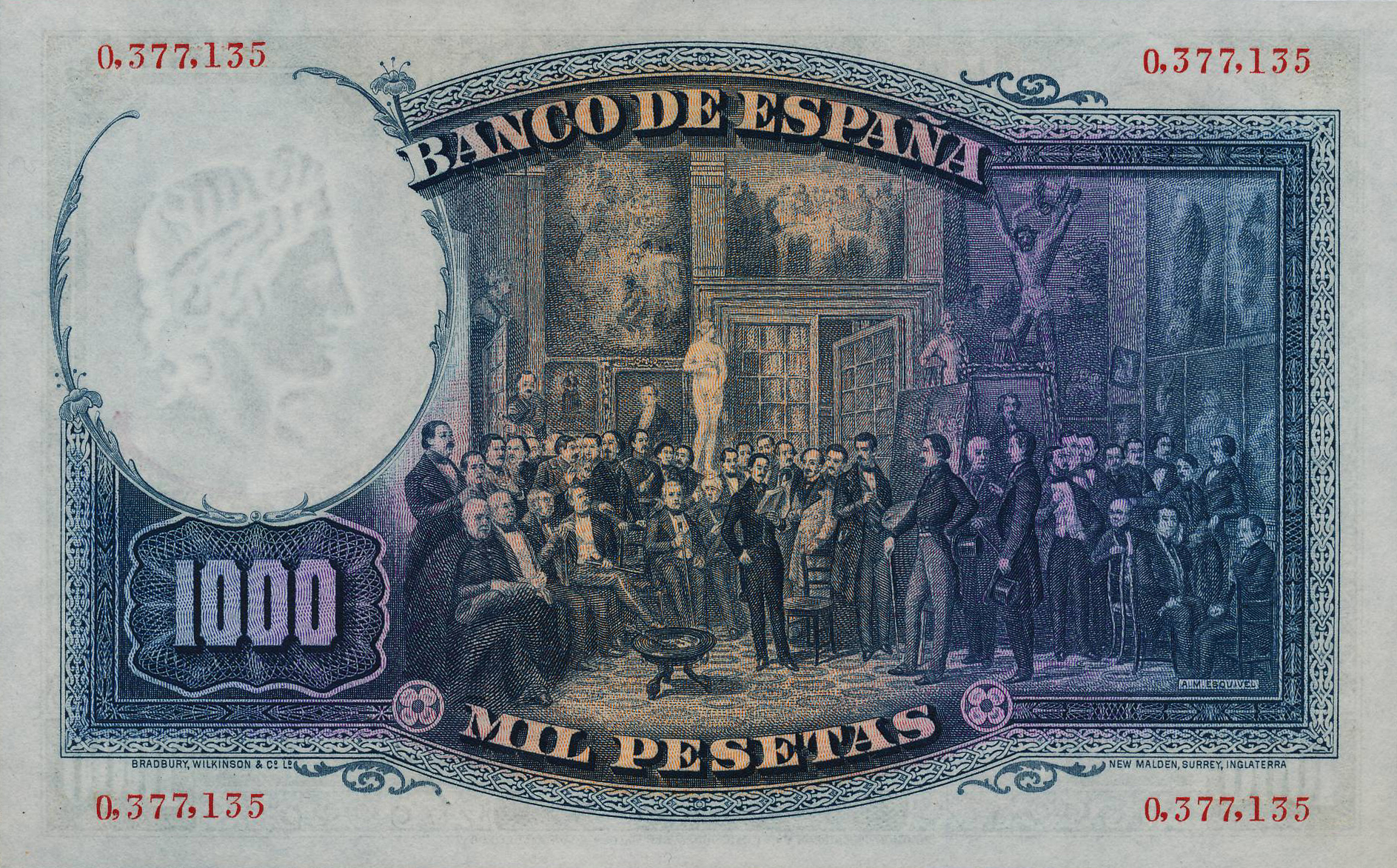  25 de ABRIL de 1931 Sig 25: Carabias/Castaño/Burgos 2,000,000 notes Unissued 