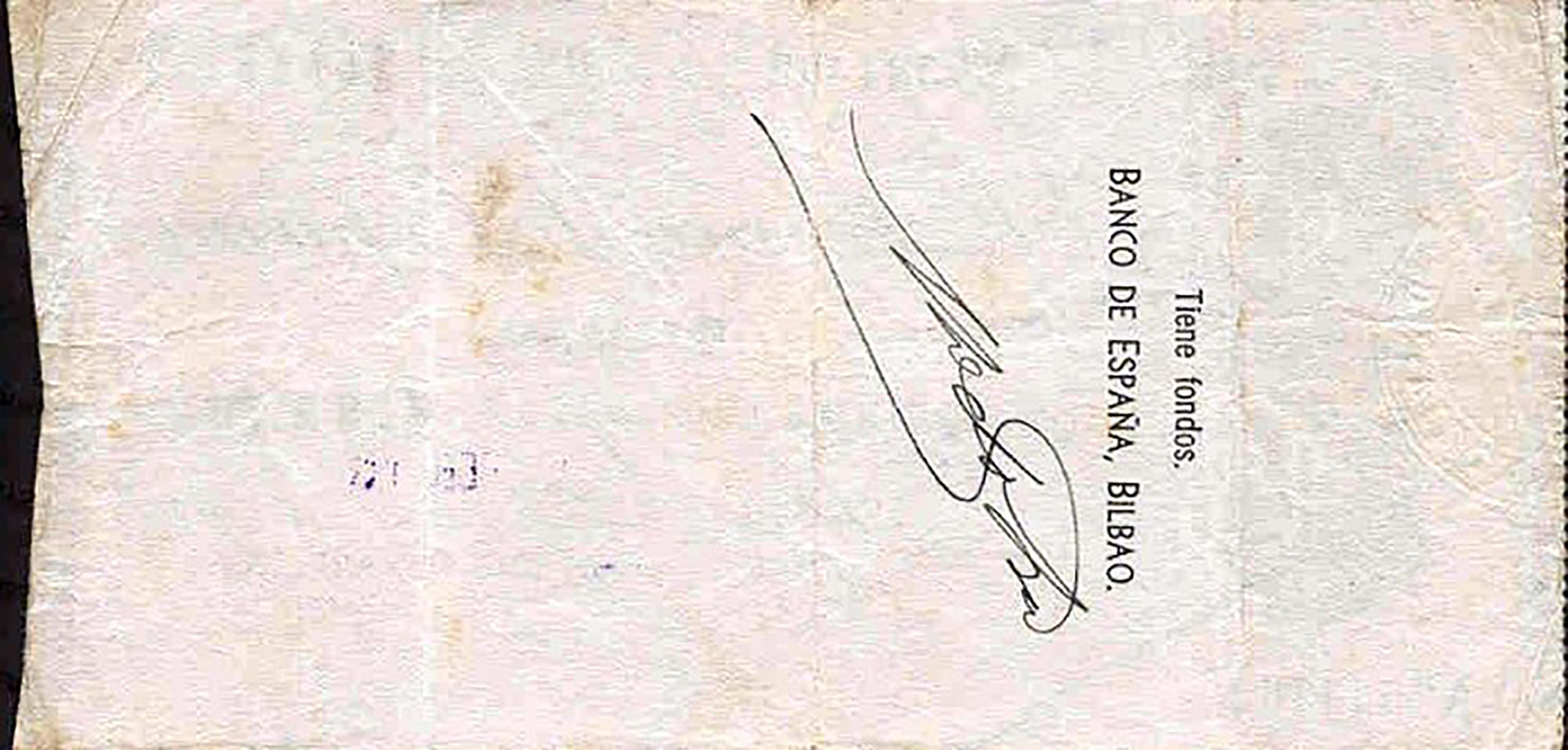  Banco de Vizcaya (9 handstamp varieties) 