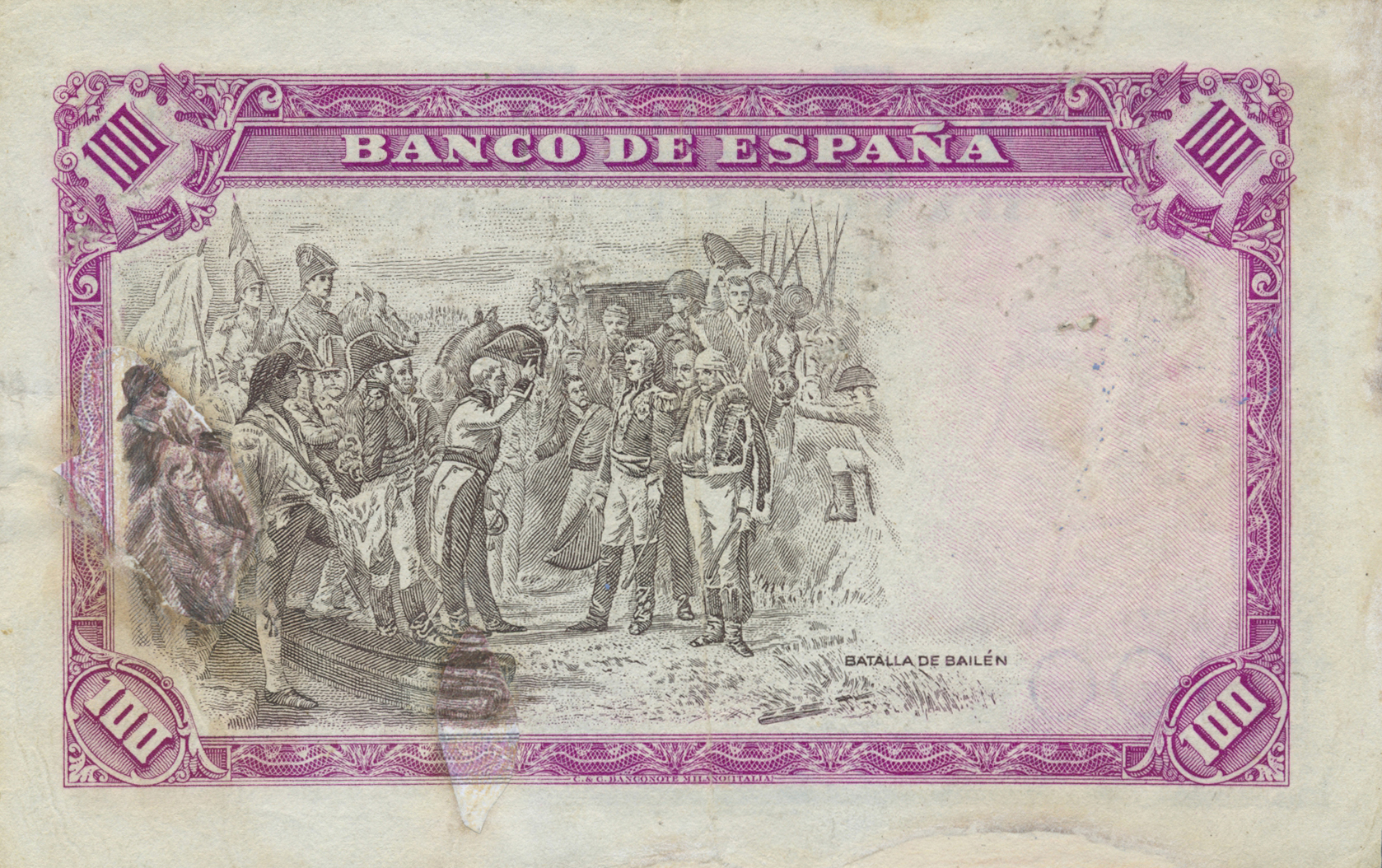  18 de Julio de 1937 Sig 29: D’Olwer/Martín/Zárraga Prefix A Unissued 