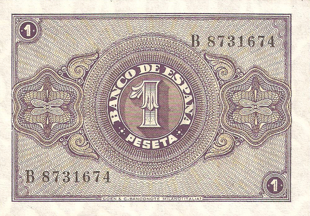  28 DE FEBRERO DE 1938 Sig 30: Artigas/Victoria/Villarroya Prefix A - G 62,000,000 notes Intro: 20 05 1938 