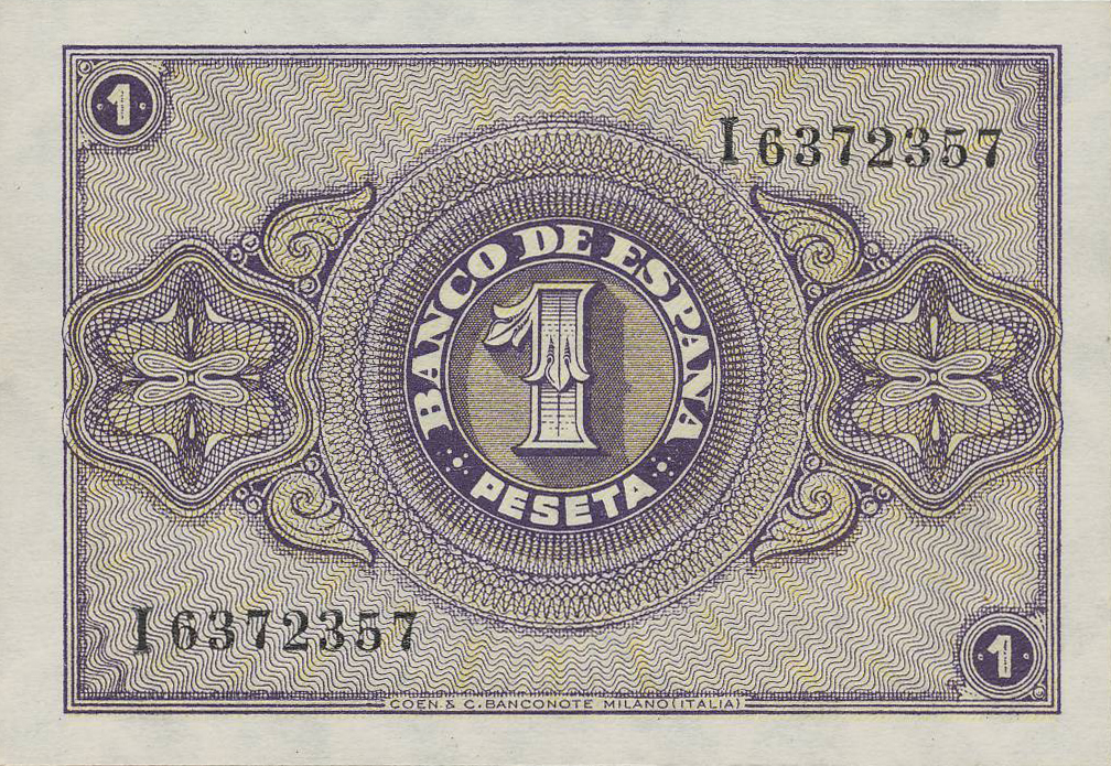  30 DE ABRIL DE 1938 Prefix A - N 118,000,000 notes Intro: 20 07 1938 