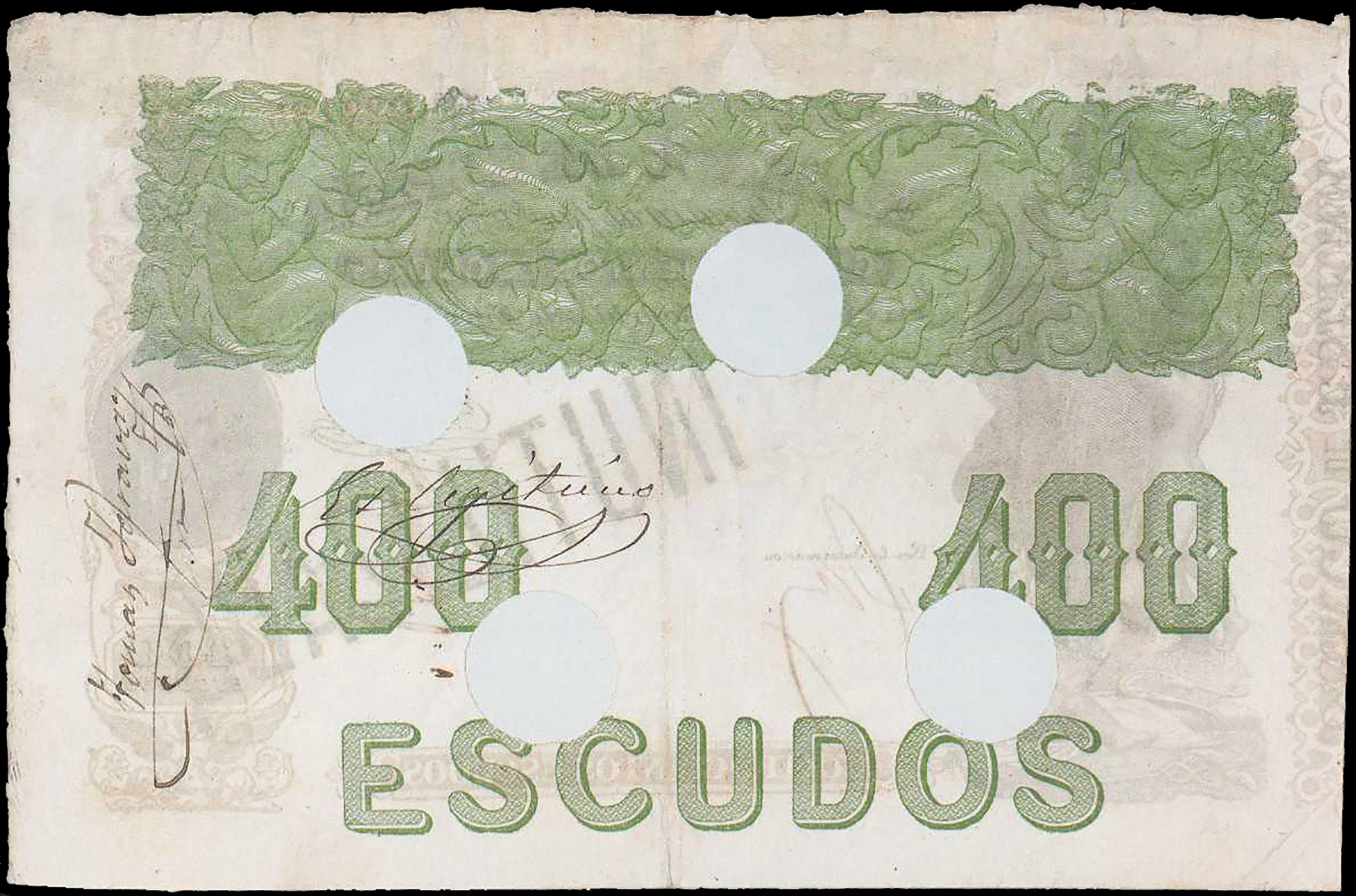  2 de Enero de 1871 Sig Cantero and handwritten 49,000 notes 