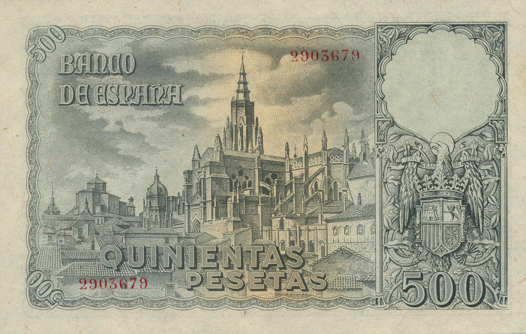  21 DE OCTUBRE DE 1940 Sig 32: Goicoechea/Martín/Villarroya 3,050,000 notes Intro: 22 11 1946 