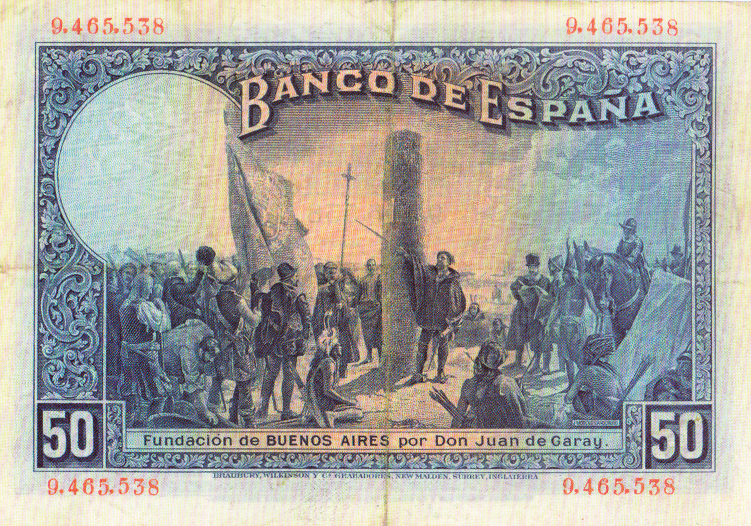  Round embossed seal upper left front Second Republic issues Intro: 14 04 1931 