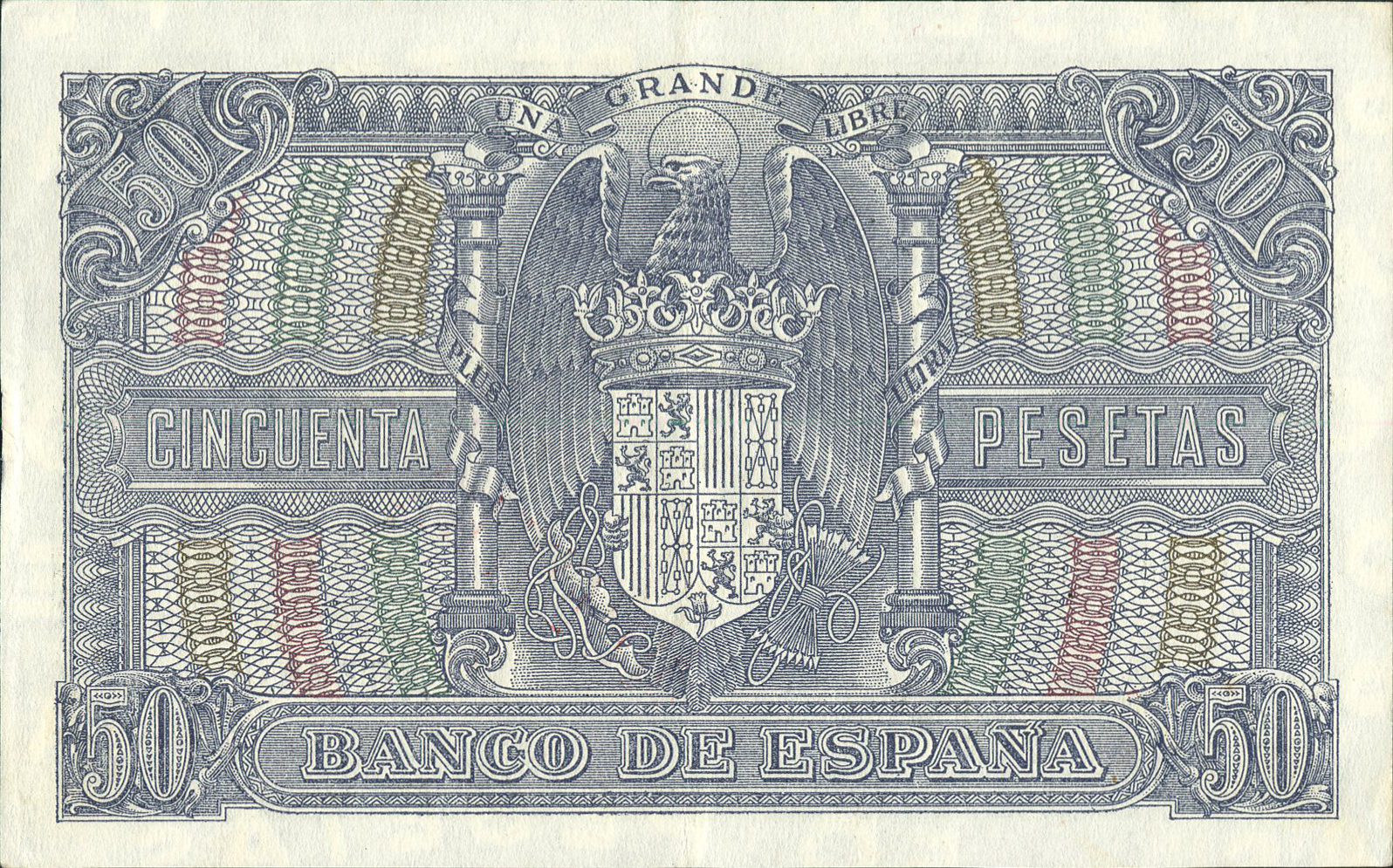  Diagonal red MUESTRA ovpt front; normal s/n 