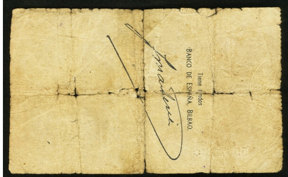  Banco de Vizcaya (9 handstamp varieties) 