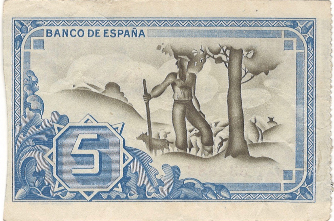  1 de Enero de 1937 Handwritten sig Banco de Bilbao 