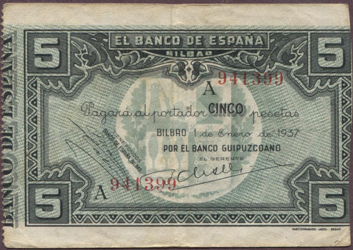  Banco Guipuzcoano Prefix A 