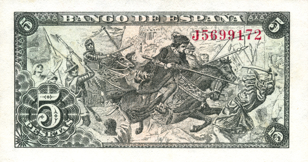  15 de Junio de 1945 Sig 32: Goicoechea/Martín/Villarroya Prefix none, A - L 122,699,967 notes Intro: 30 10 1945 