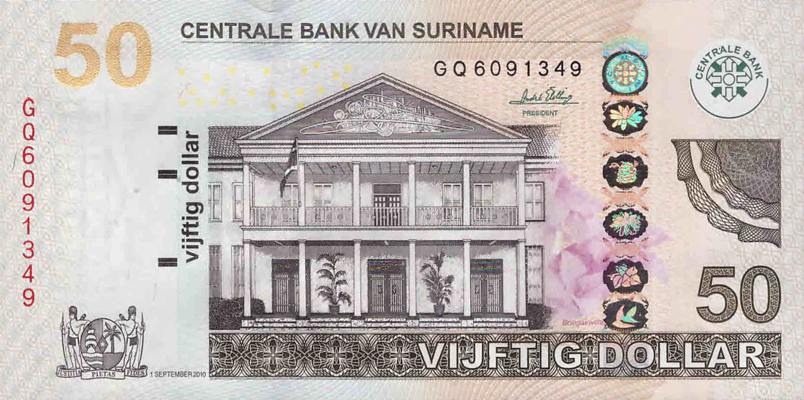  1 SEPTEMBER 2010 (horizontal in black) Sig 7: Telting Printer: (Unknown) Prefix GP, GQ Intro: 22 11 2010 