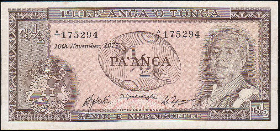  1/2 pa’anga (B113a)