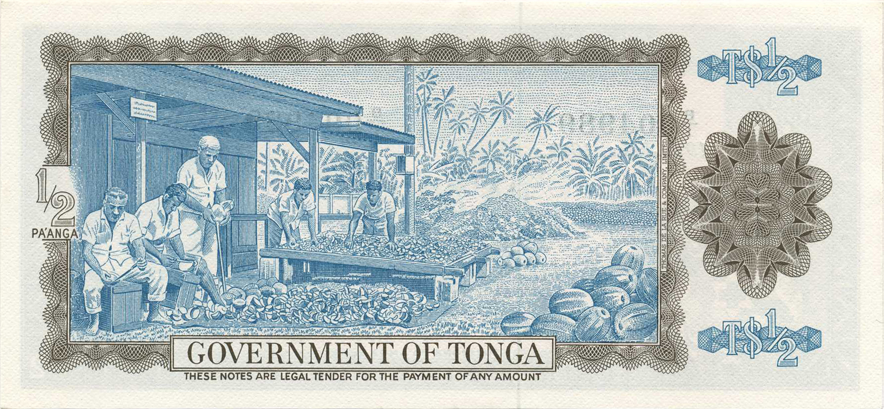  1/2 pa’anga (B118a)