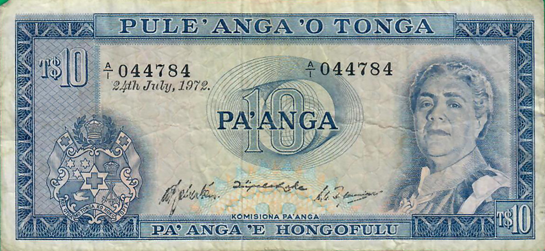  10 pa’anga (B117a)