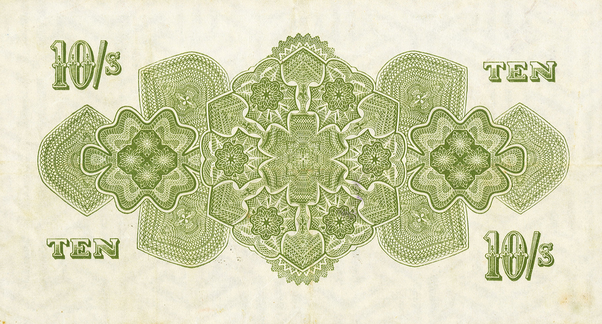  10 shillings (B110p)