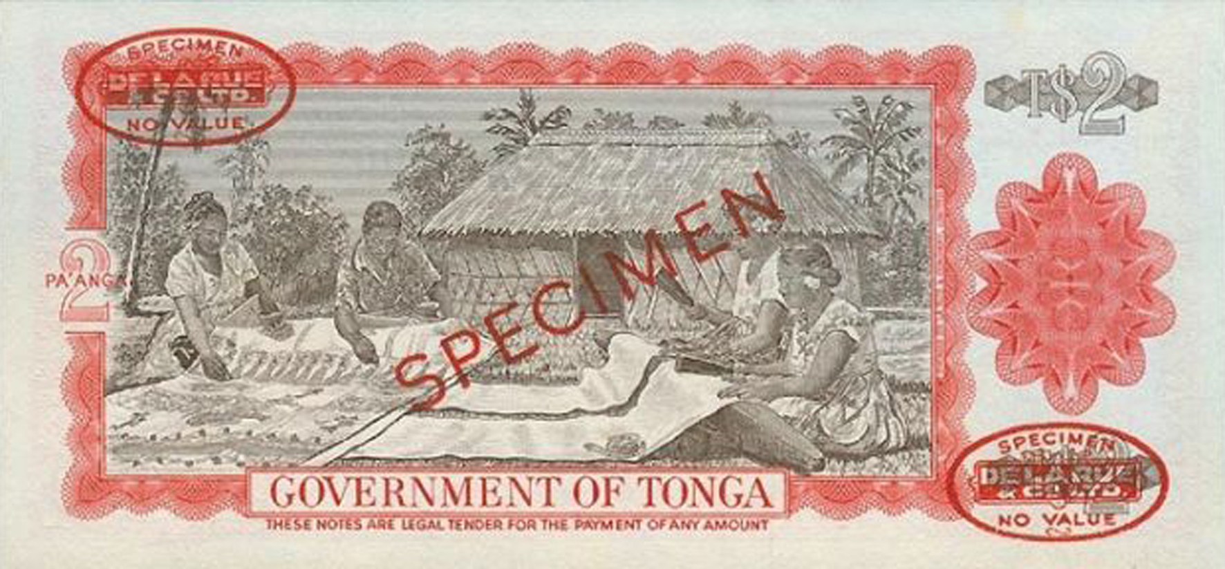  2 pa’anga (B115s2)