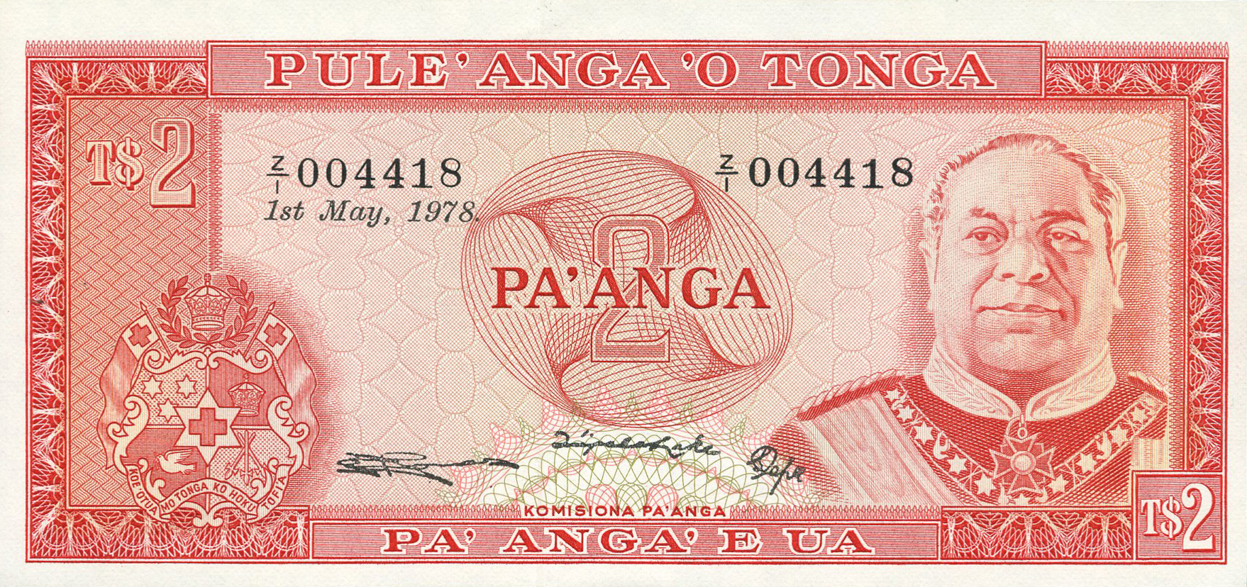  2 pa’anga (B120ez)