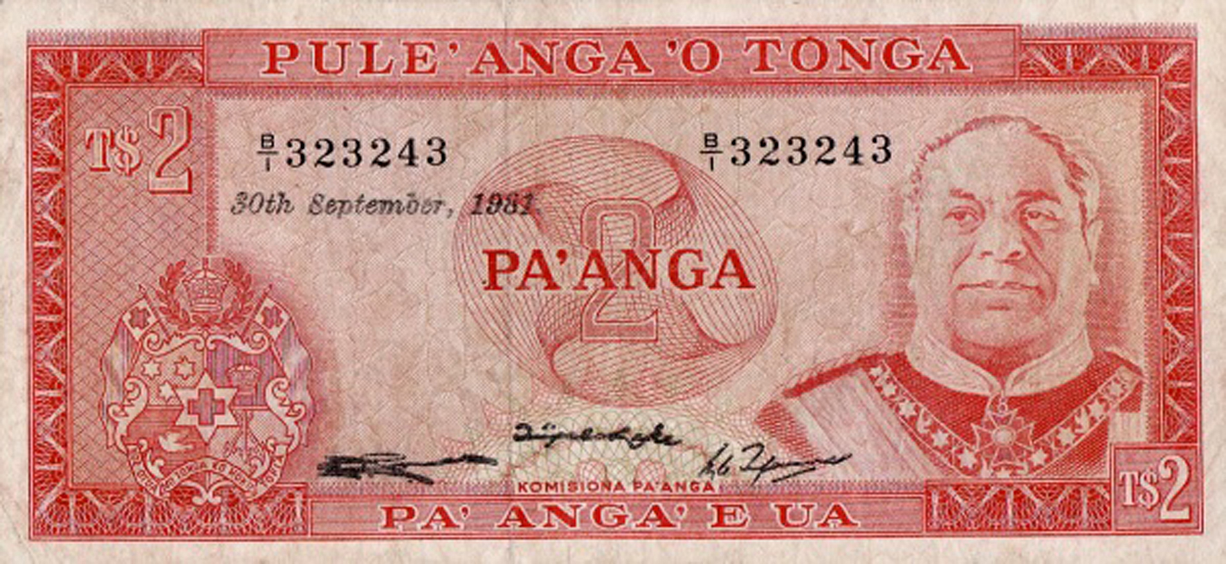 2 pa’anga (B120h)