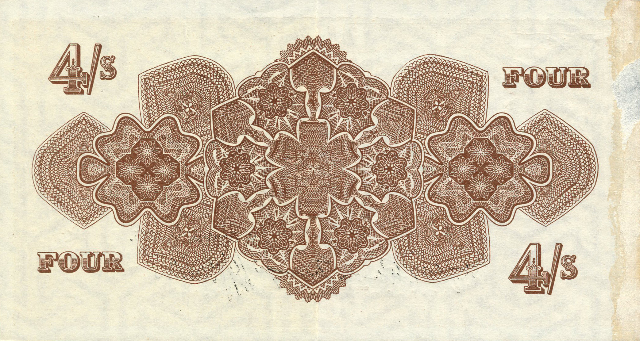  4 shillings (B109ak)