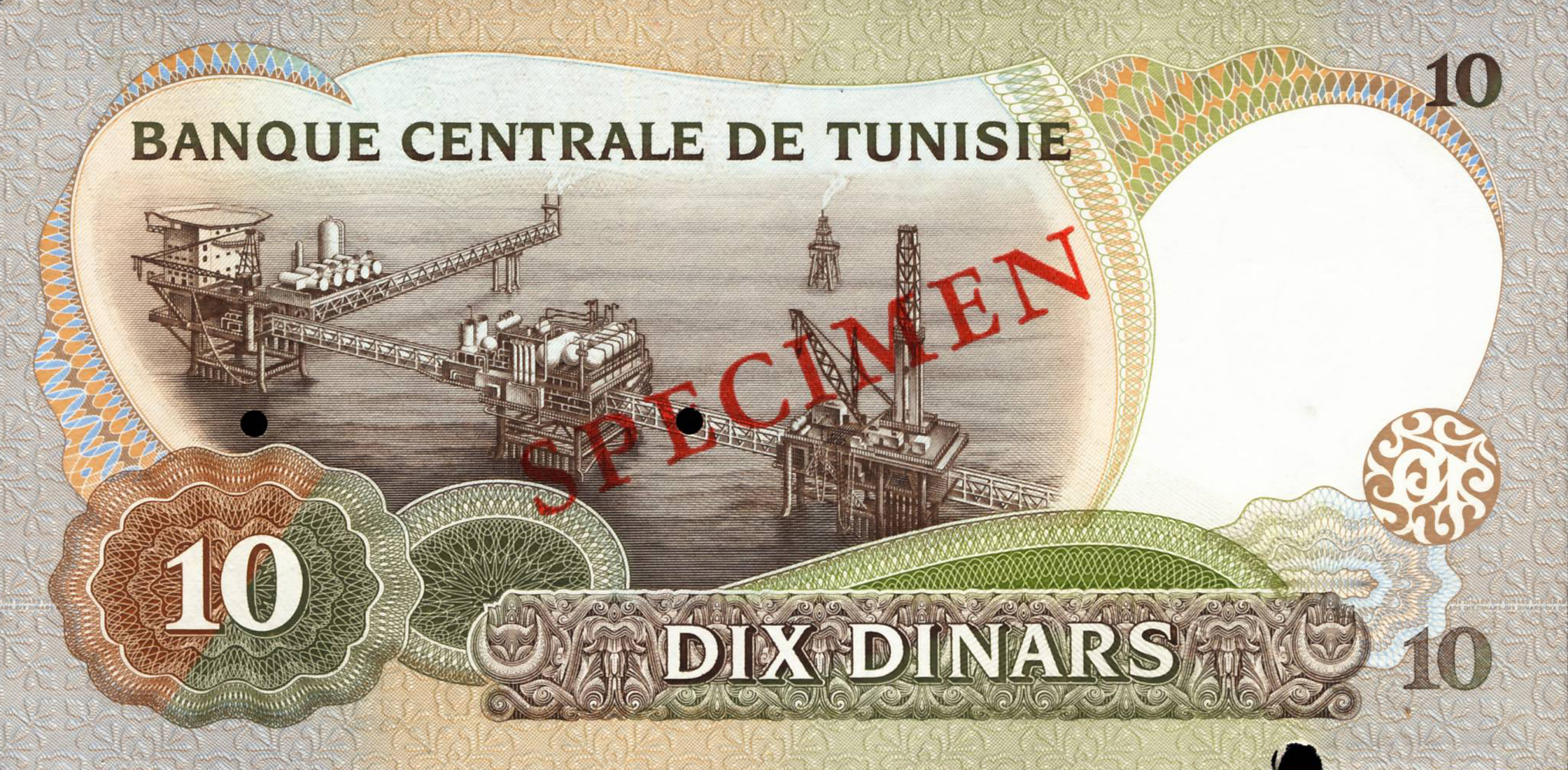  Diagonal red SPECIMEN ovpt front/back; horizontal red SPECIMEN No # ovpt at lower left; all-zero s/n 