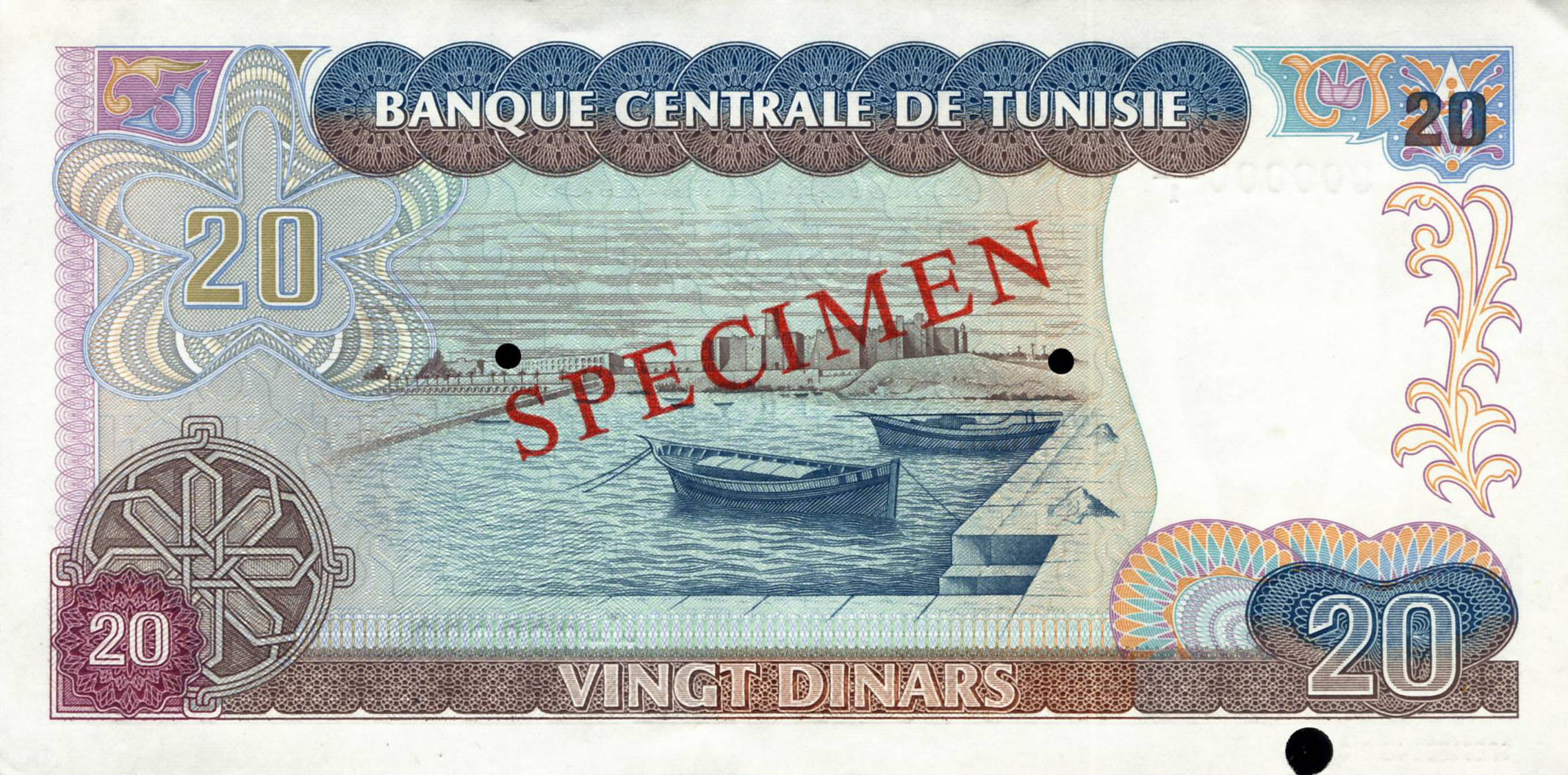  Diagonal red SPECIMEN ovpt front/back; horizontal red SPECIMEN No # ovpt at lower left; all-zero s/n 