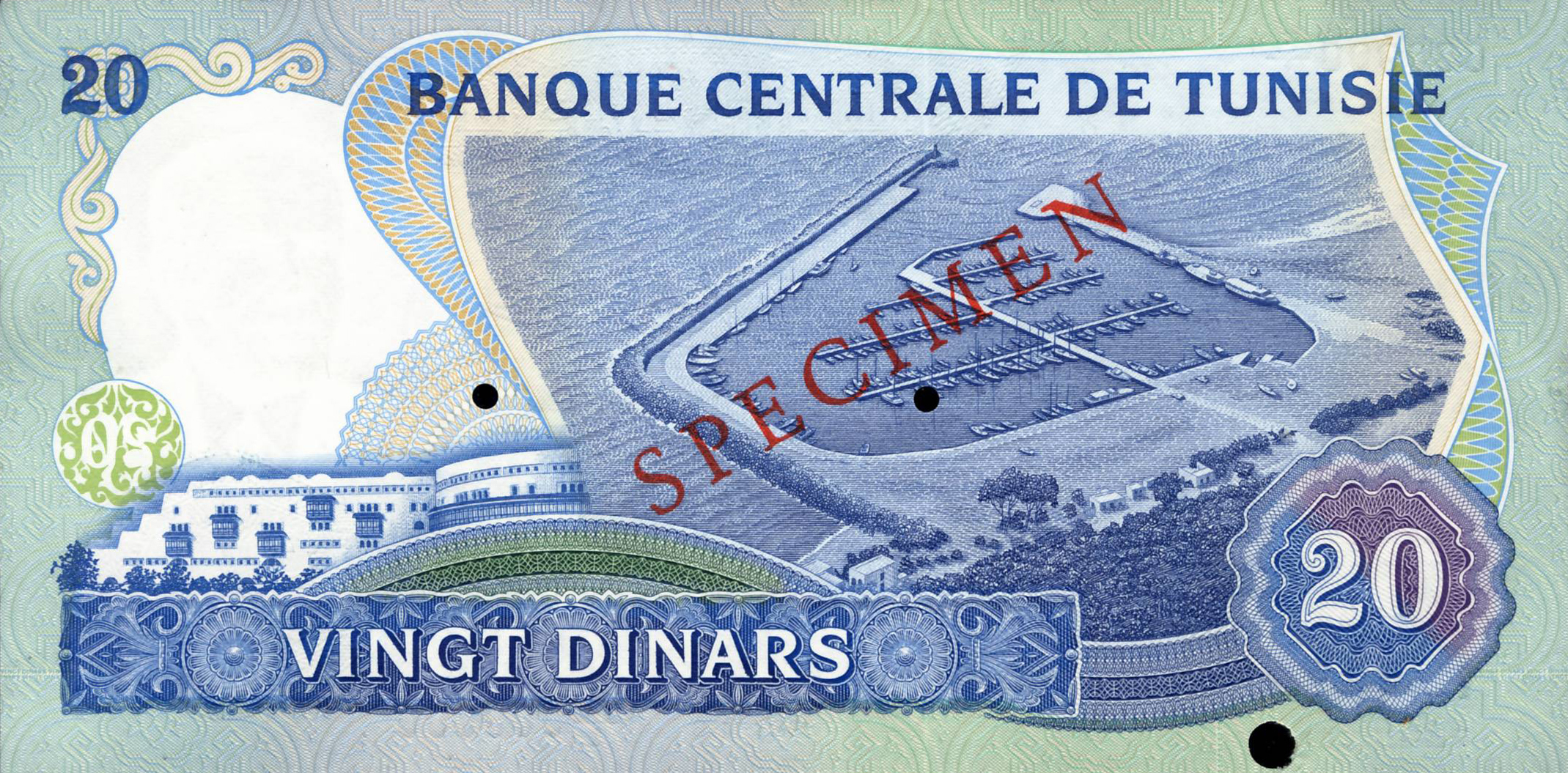  Diagonal red SPECIMEN ovpt; horizontal red SPECIMEN No # ovpt at lower left; all-zero s/n 