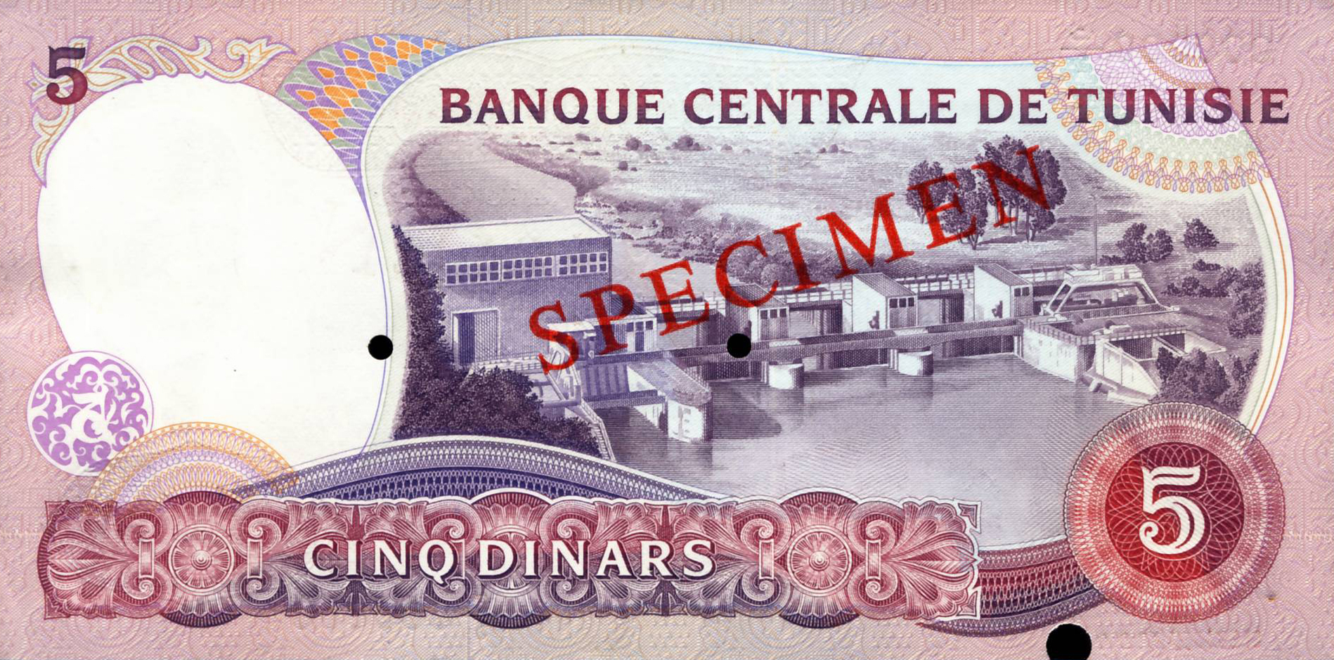  Diagonal red SPECIMEN ovpt front/back; horizontal red SPECIMEN No # ovpt at lower left; all-zero s/n 