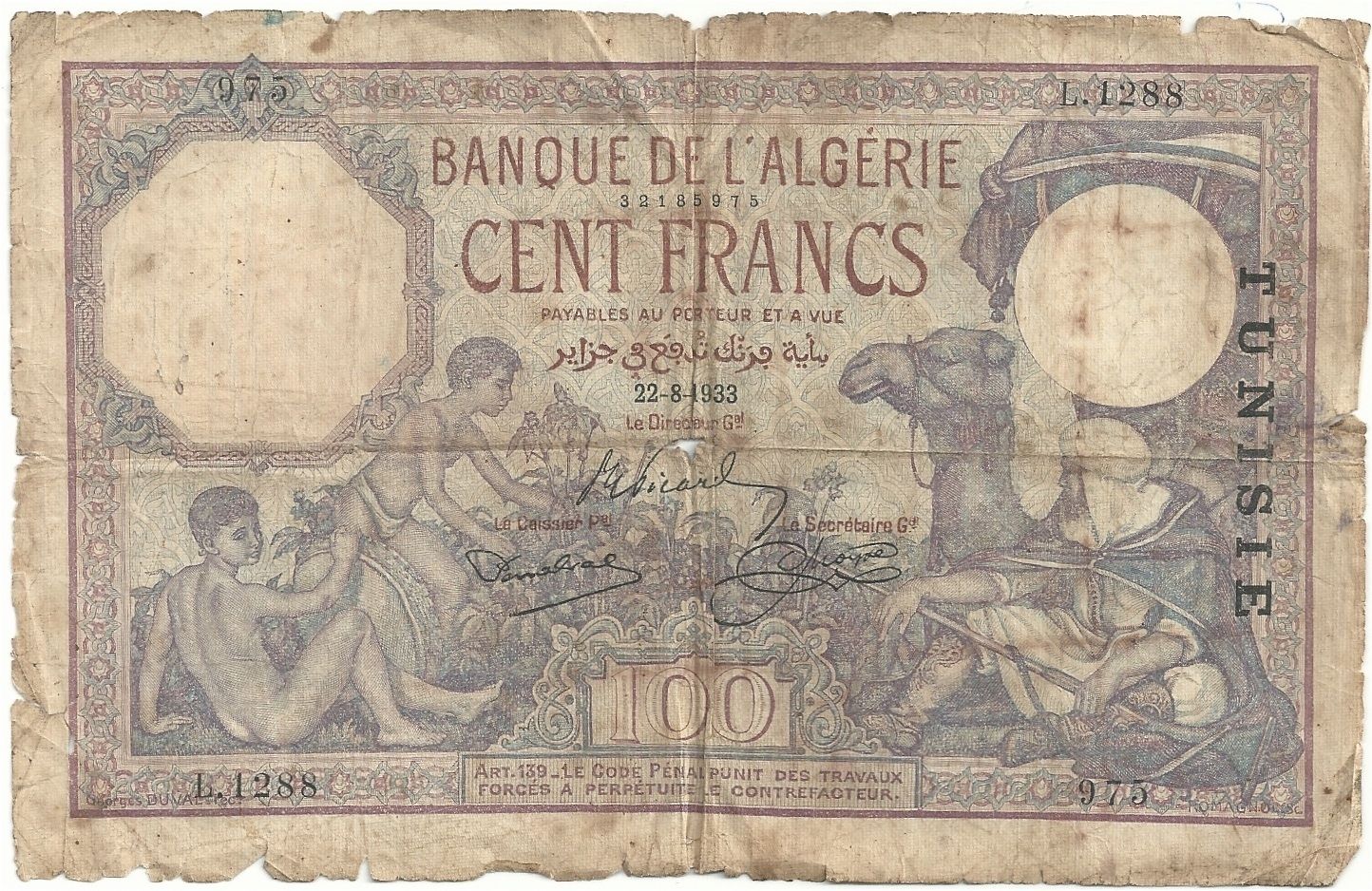  20 03 1928 - 22 08 1933 Sig Penalva/Picard/Moyse Series 613 - 1288 