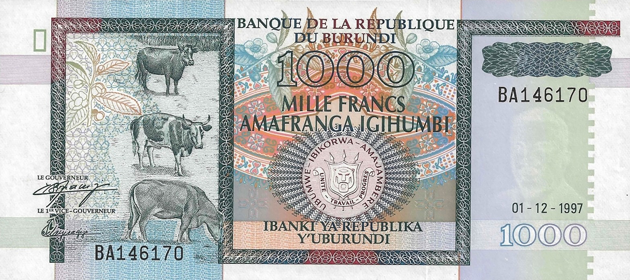  01-12-1997 Sig 16: Ndayiragije/Sinamenye Prefix AR - AZ, BA 