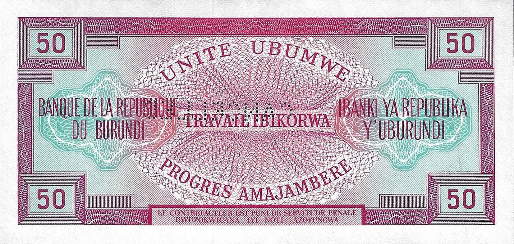  Horizontal CANCELLED perf; no date; no sig ; no s/n 