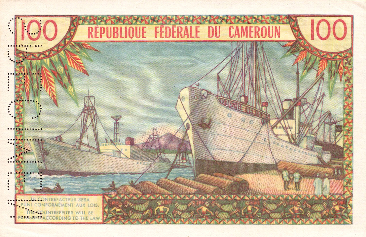  Diagonal black SPECIMEN / NO # ovpt front; vertical SPECIMEN perf; all-zero s/n 