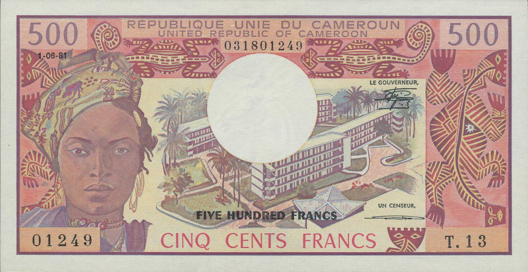  1-06-81 Sig 6: Mbe/Tchepannou Series J 11 - T 13 