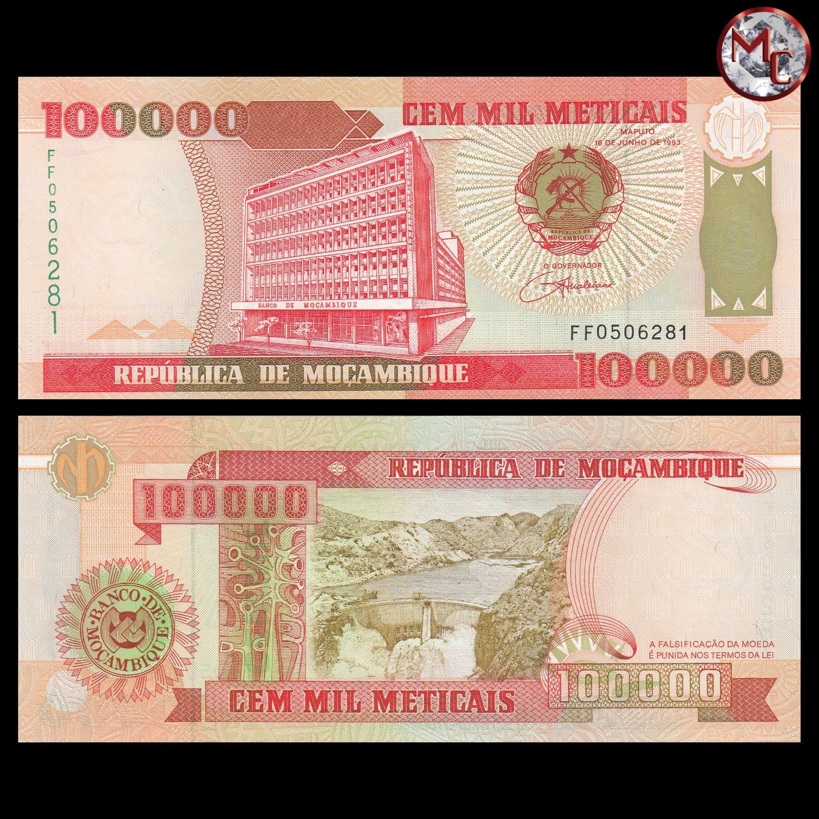 16.6.1993 16 DE JUNHO DE 1993 Sig 3: Maleiane Prefix FA - FF Intro: 01 03 1995 