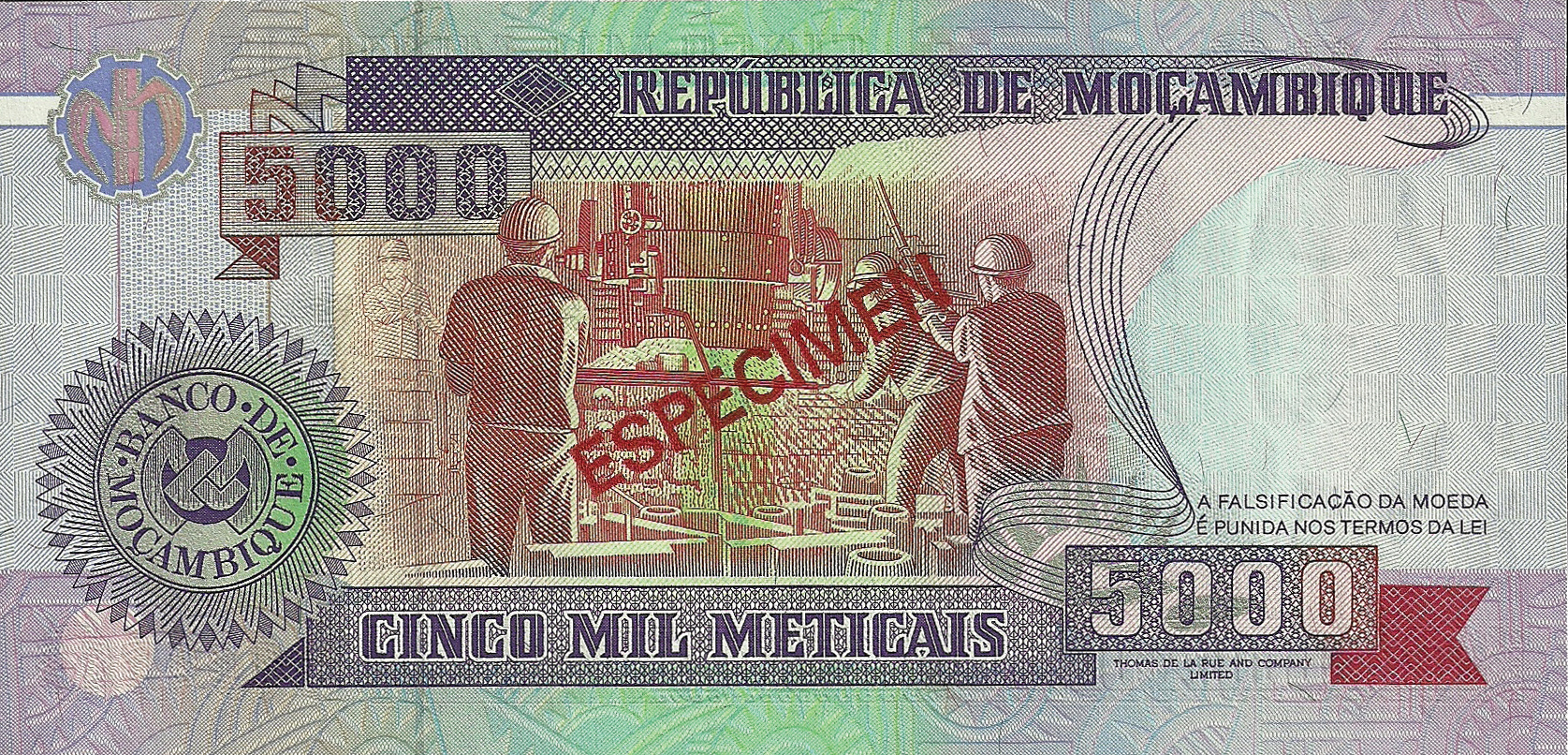  Diagonal red ESPECIMEN ovpt front/back; all-zero s/n 