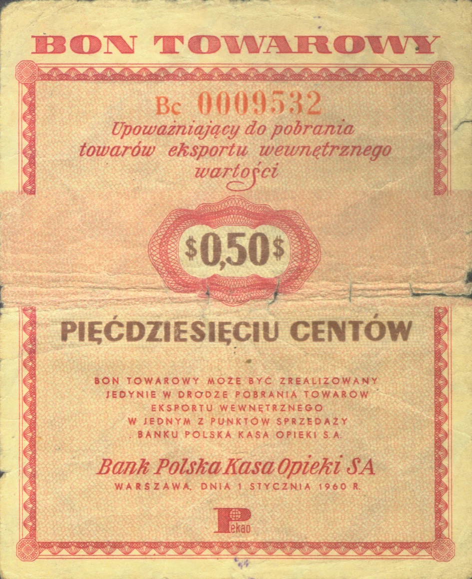 Bank Polska Kasa Opieki 1 dolar dollar BFX1027a,PFX27 1 PAŹDZIERNIKA 1969  No sig Prefix Ed, FD, GD Coin Pricing Guide