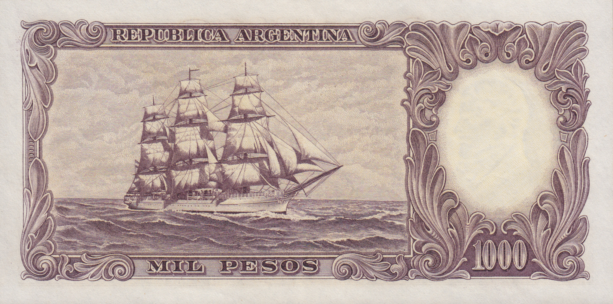  No date Serif s/n with comma separators Wmk: Manuel Belgrano Red prefix and s/n Sig 9: Musis/Revestido s/n 00 000 001 B - 02 557 000 B Intro: 1955 