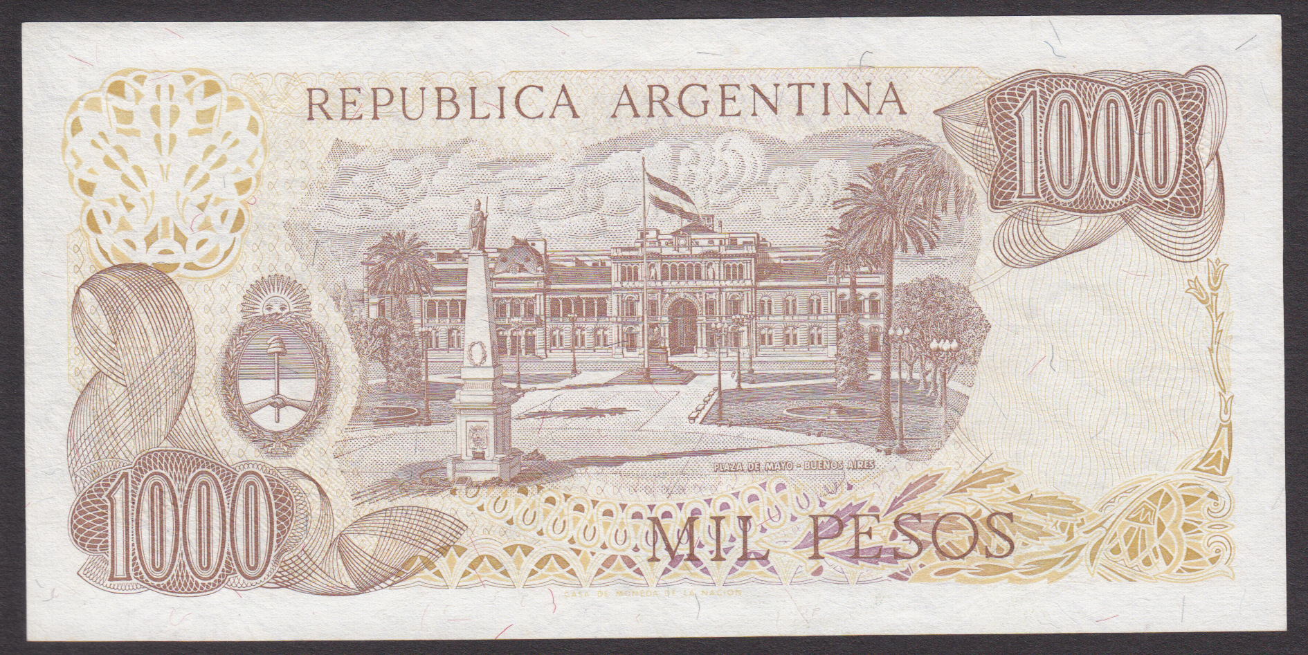  Lithographed back Blue removed from front underprint Series H, I Intro: 1982 