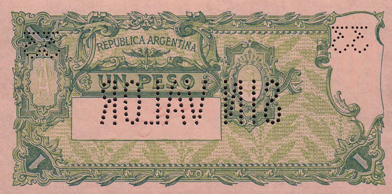  Diagonal red MUESTRA ovpt front; horizontal # / SIN VALOR perf; all-zero s/n 