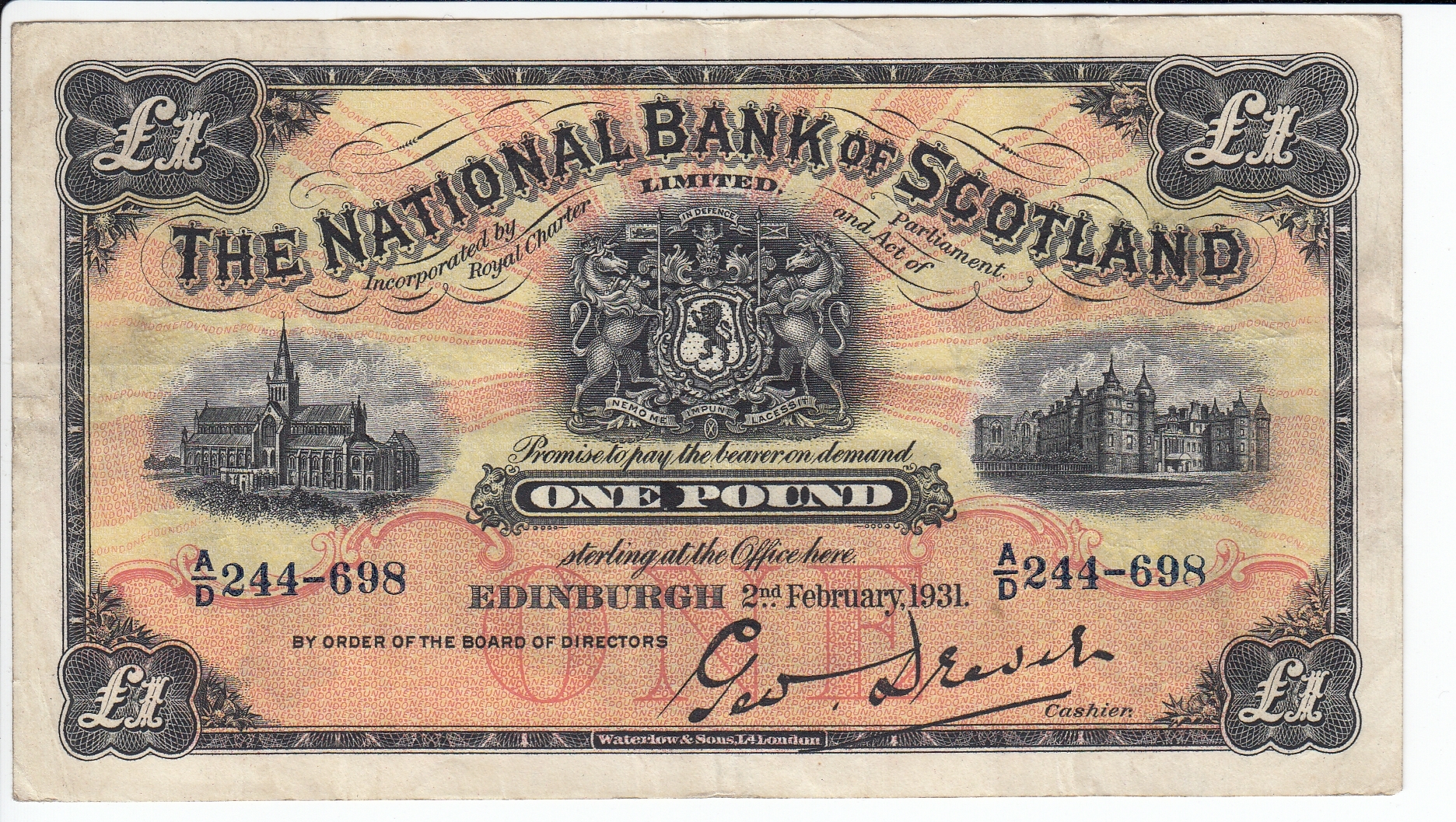 2.2.1931 02 02 1931 Sig 10: Drever Prefix A/D 