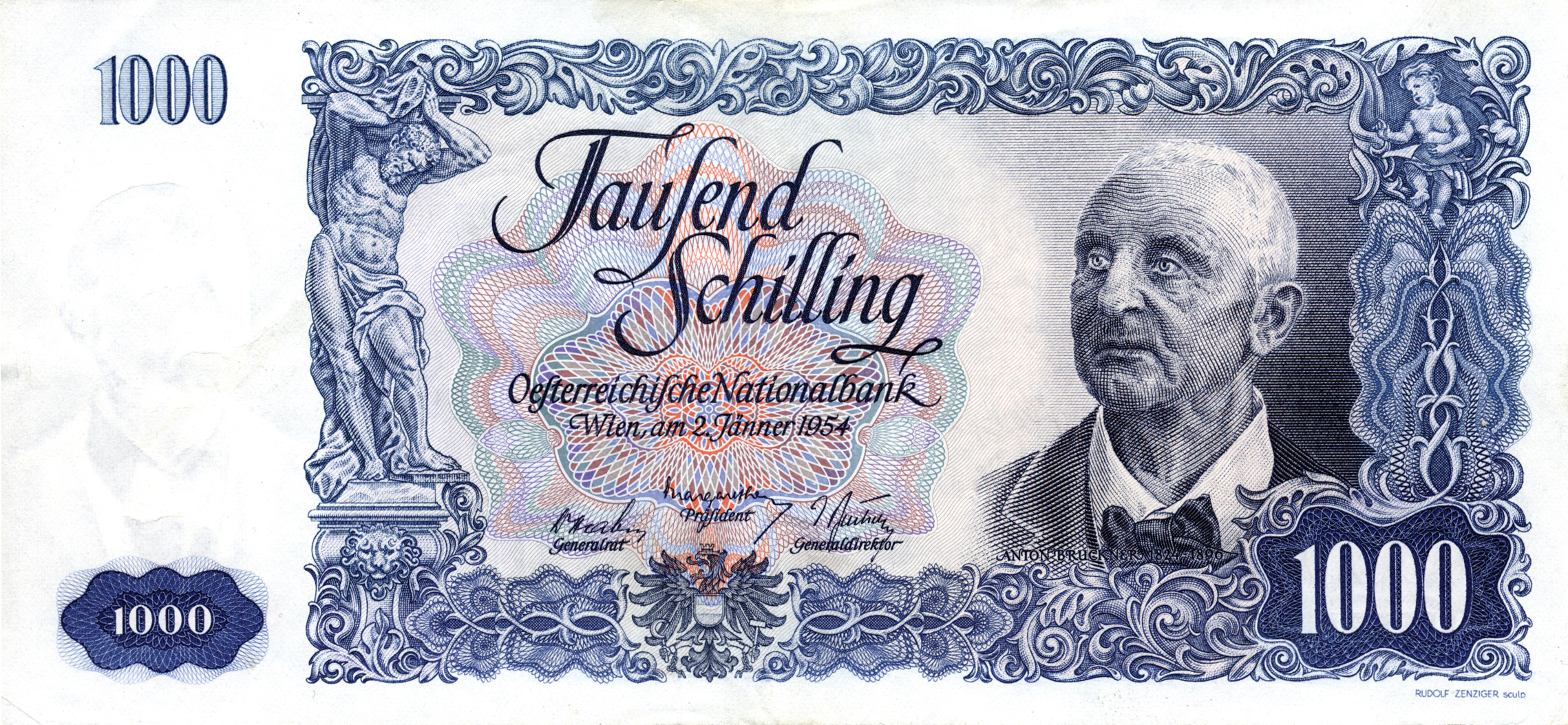  2 Jänner 1954 Sig 31: Harbich/Margarétha/Bartsch Prefix AA - BH Intro: 23 01 1956 