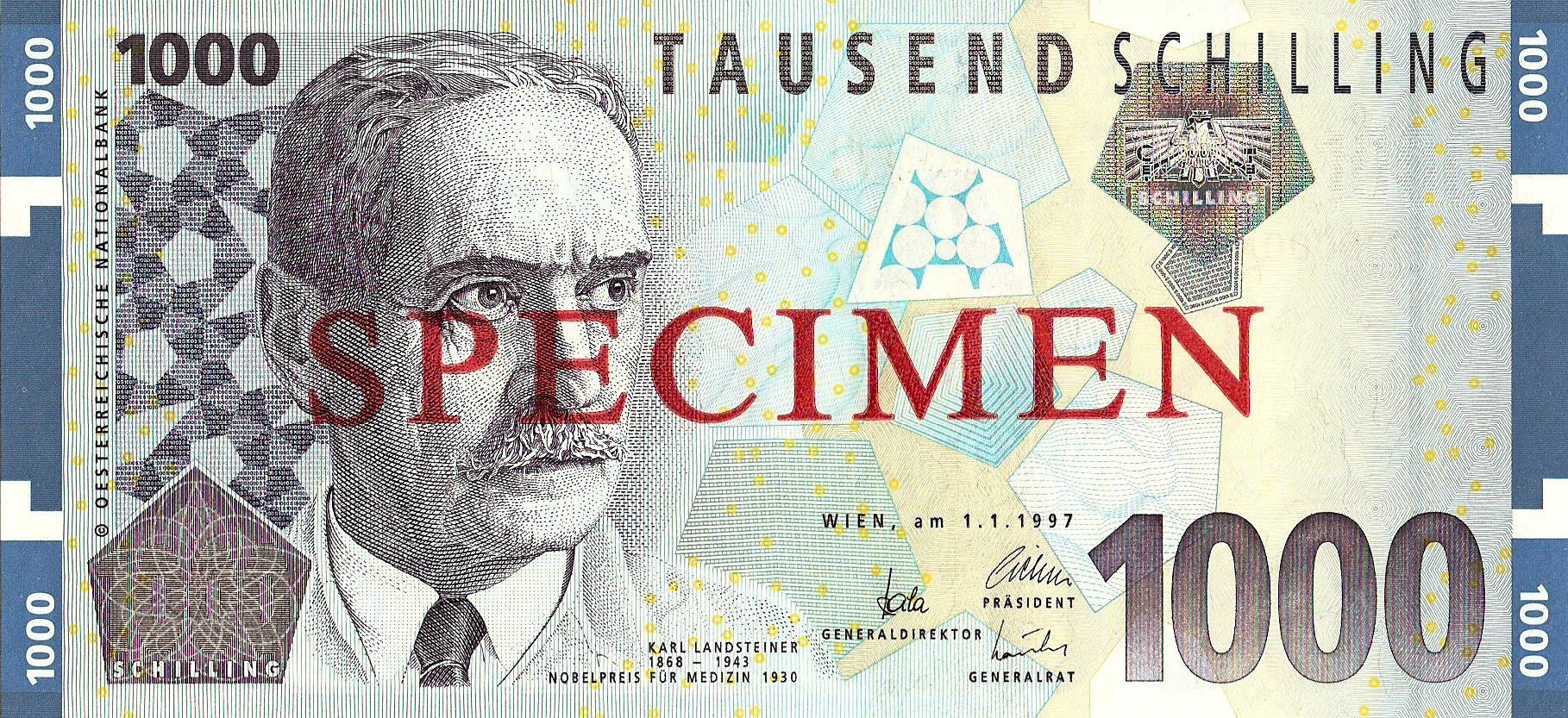  Horizontal red SPECIMEN ovpt front/back horizontal red No # ovpt upper center back; all-zero s/n 