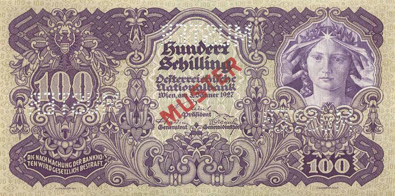  Diagonal red MUSTER ovpt front/back; three horizontal MUSTER perfs; normal s/n 