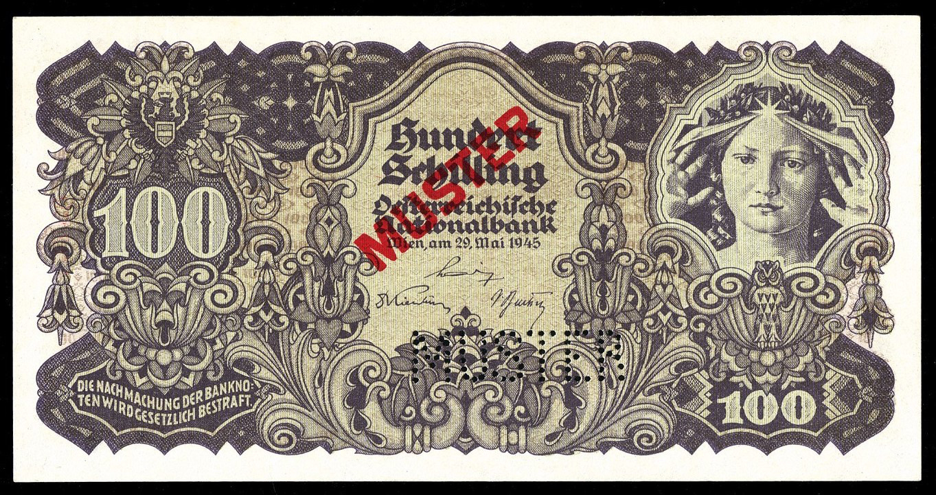  Diagonal red MUSTER ovpt front/back; horizontal MUSTER perf; normal s/n 